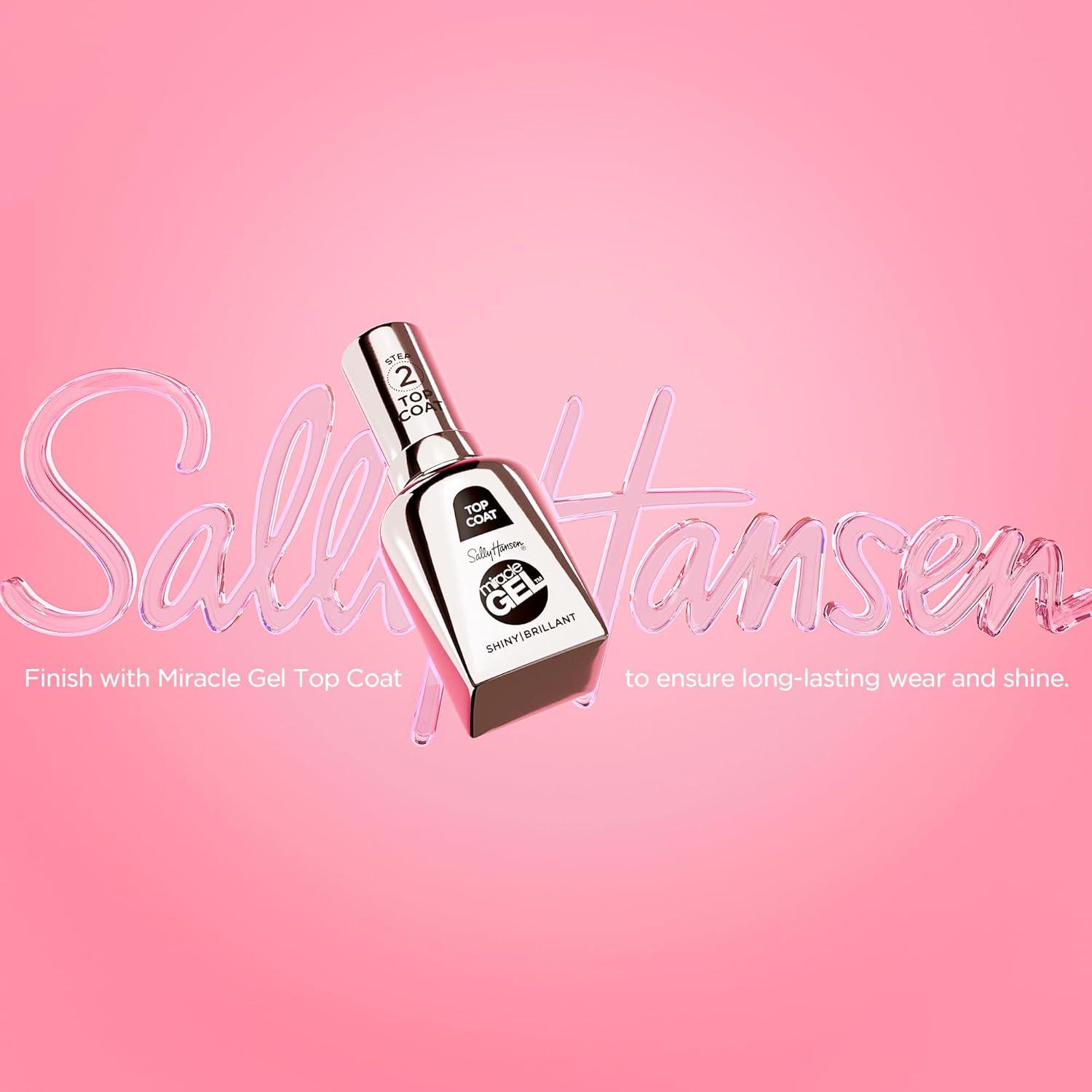 imageSally Hansen Miracle Gel Pink an Outfit Tickled Pink Bundle Long Lasting GelLike Formula No UV Lamp Needed Nail Polish