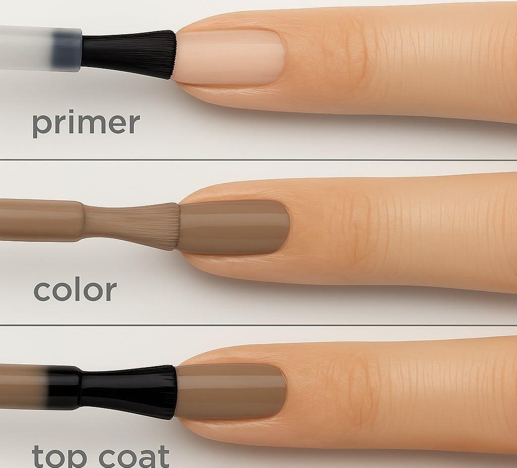 imageSally Hansen Miracle Gel Salon Quality Nail Polish GelLike Formula TwoStep System No UV Light Needed Long Lasting Opaque Crme 205 To The Taupe Deep Taupe Nail Polish202 Saddle Up