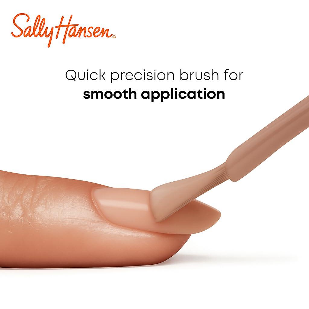 imageSally Hansen Miracle Gel Salon Quality Nail Polish GelLike Formula TwoStep System No UV Light Needed Long Lasting Opaque Crme 205 To The Taupe Deep Taupe Nail Polish232 Tutu The Ballet