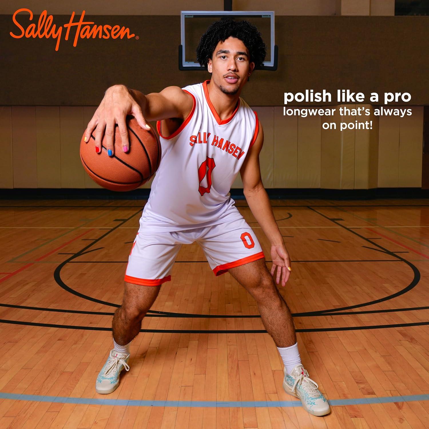 imageSally Hansen Miracle Gel x Jared McCain Net Neutral Long Lasting GelLike Formula No UV Lamp Needed White Nail Polish020 Rookie Red