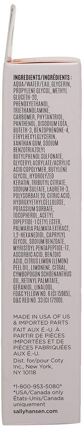 imageSally Hansen Nail Treatment Miracle Cure Nail Strengthener Infused with MicroMineral Complex Natural Protein ampamp Antioxidants Restores Weak Damaged NailsNailgrowth Miracle Nail Strengthener Serum