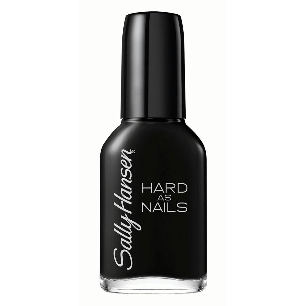 imageSally Hansen Hard As Nails Color Hard To Get 045 Fluid Ounce880 Black Heart