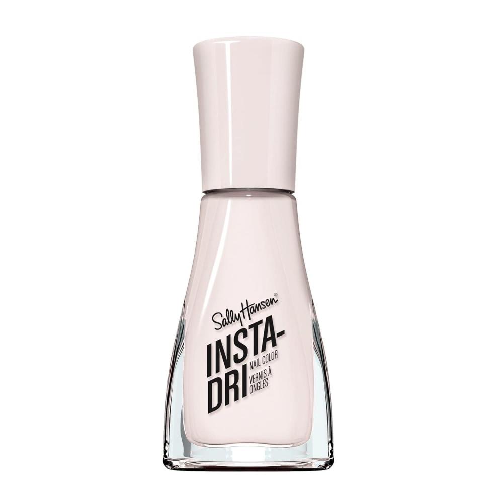 imageSally Hansen InstaDri Crystal Nail Polish  Quick Dry Long Lasting StreakFree Shine  Opaque Shimmery  118 Quartz Queen  Holographic Baby Pink Nail Color234 Pink Pursuit