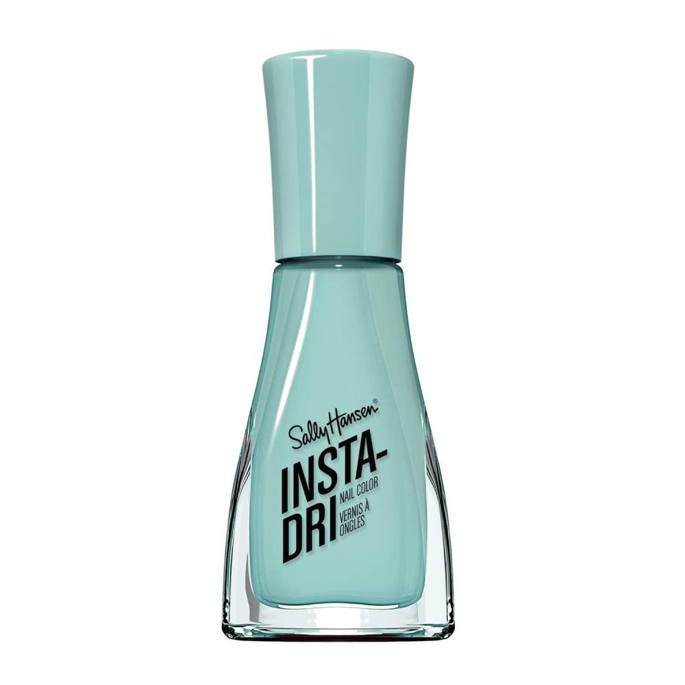 imageSally Hansen InstaDri Crystals Nail Polish  Quick Dry Long Lasting StreakFree Shine  Opaque Shimmery  123 Cobalt Blue  Dark Blue Nail Color510 Gain MoMintUm