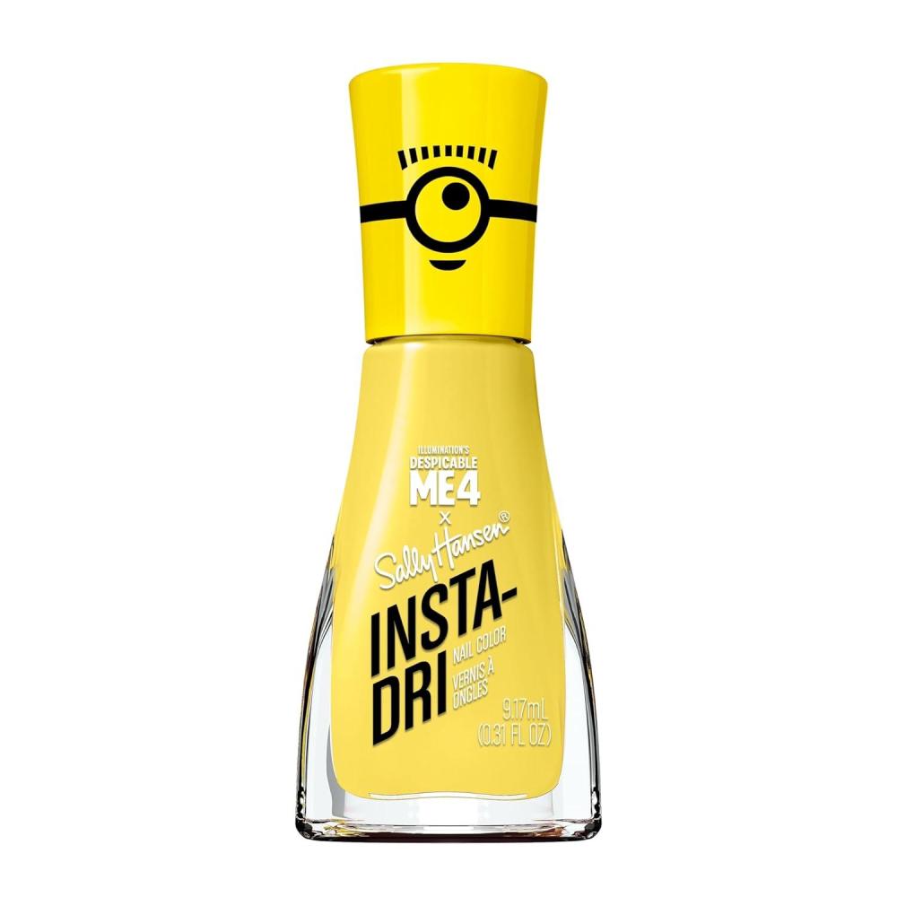 imageSally Hansen InstaDri Despicable Me Nail Polish  Quick Dry Long Lasting StreakFree Shine  Opaque Glossy  770 Hella Yella  Yellow Nail Color