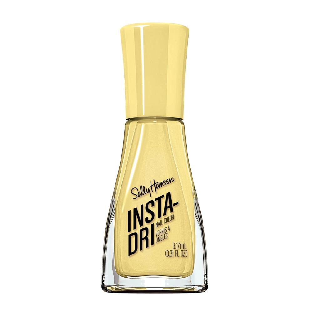 imageSally Hansen InstaDri Despicable Me Nail Polish  Quick Dry Long Lasting StreakFree Shine  Opaque Shimmery  775 Going Mega  Metallic Gold Yellow Nail Color530 Does Not Comcute