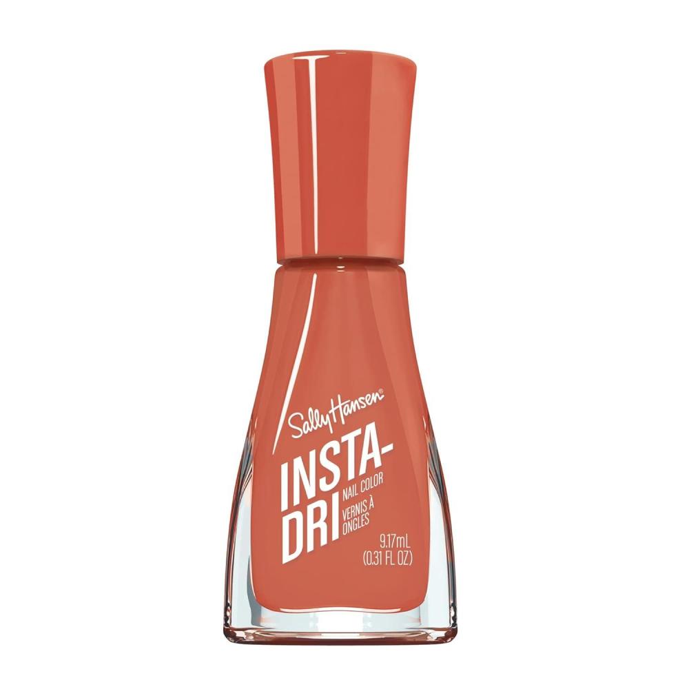 imageSally Hansen InstaDri Despicable Me Nail Polish  Quick Dry Long Lasting StreakFree Shine  Opaque Shimmery  775 Going Mega  Metallic Gold Yellow Nail Color350 Catch Me If You Clam