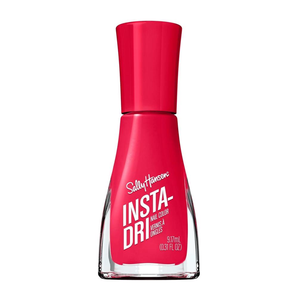 imageSally Hansen InstaDri Holiday Nail Polish  Quick Dry Long Lasting StreakFree Shine  SemiOpaque Glittery  Sparks Fly  Red and Gold Glitter Nail Color362 Crimson Crush