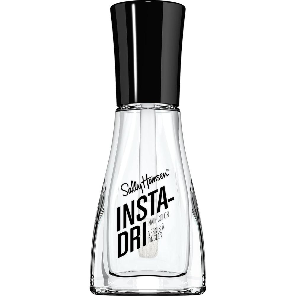 imageSally Hansen InstaDri HoloGlow Nail Polish  Quick Dry Long Lasting StreakFree Shine  SemiOpaque Shimmer  103 Euphoric  Holographic Gray Nail Color103 Clearly Quick