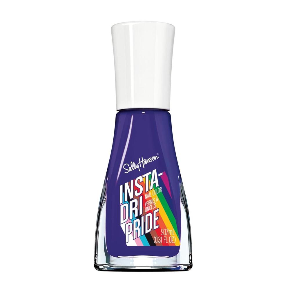 imageSally Hansen InstaDri HoloGlow Nail Polish  Quick Dry Long Lasting StreakFree Shine  SemiOpaque Shimmery  102 Lustrous Lilac  Hologrpahic Purple Nail Color739 Royal Harmony