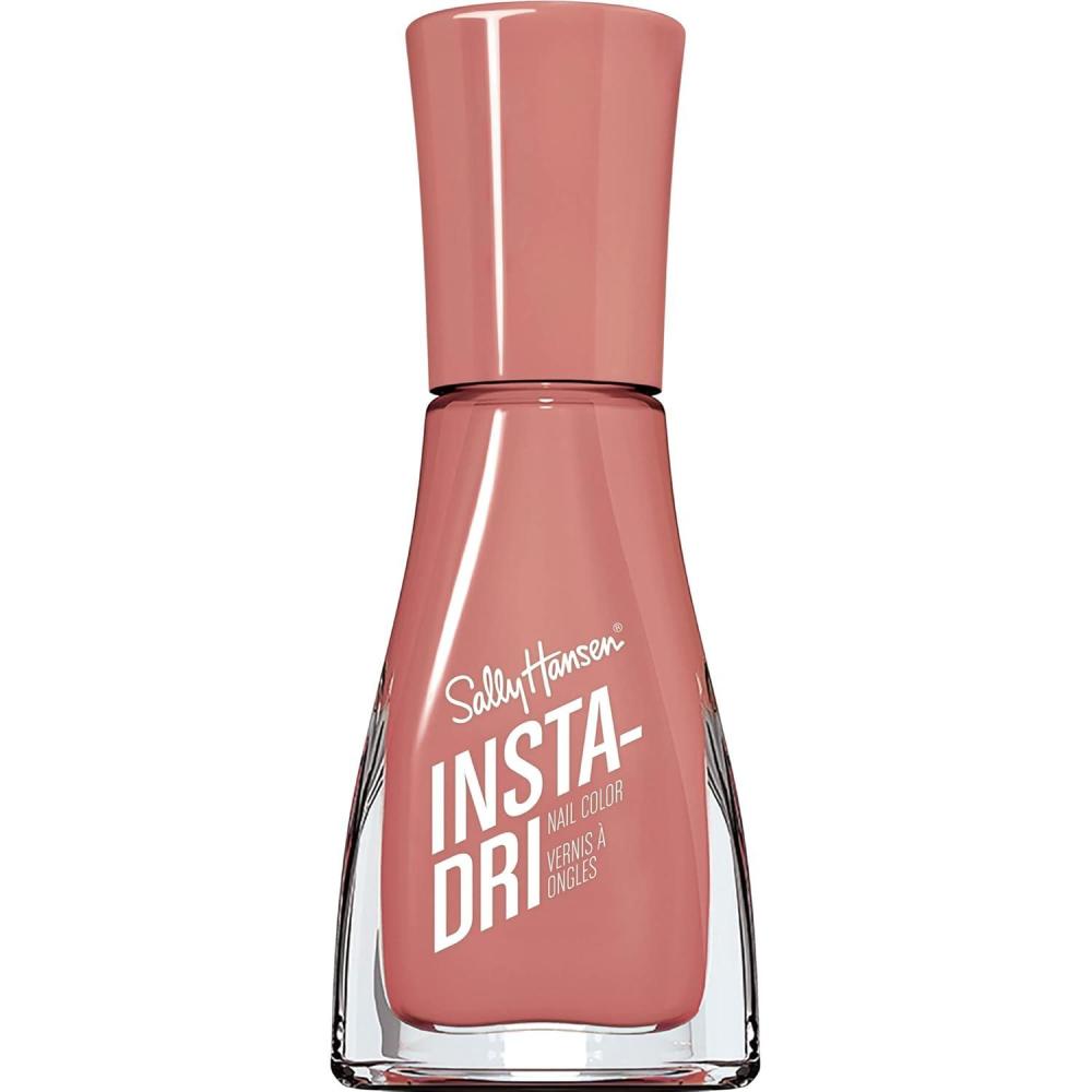 imageSally Hansen InstaDri HoloGlow Nail Polish  Quick Dry Long Lasting StreakFree Shine  SemiOpaque Shimmery  105 On the Glow  Holographic Brown Nail Color213 Mauve It