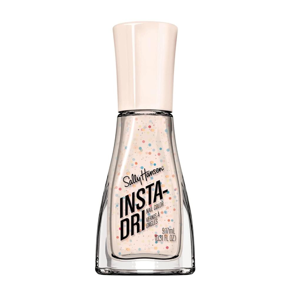 imageSally Hansen InstaDri Nail Polish  Quick Dry Long Lasting StreakFree Shine  Opaque Shiny  163 Across the Multiverse  Brown Nail Color117 Sprinkle  Sprinkle