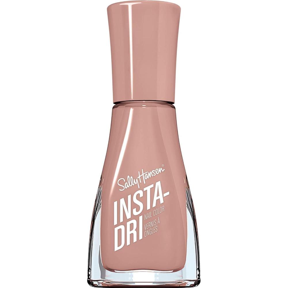 imageSally Hansen InstaDri Nail Polish  Quick Dry Long Lasting StreakFree Shine  Opaque Shiny  163 Across the Multiverse  Brown Nail Color203 Buff and Tumble