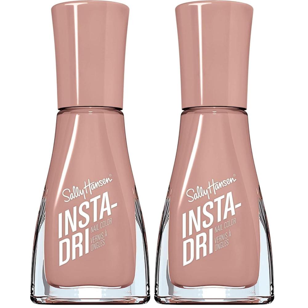 imageSally Hansen InstaDri Nail Polish  Quick Dry Long Lasting StreakFree Shine  Opaque Shiny  163 Across the Multiverse  Brown Nail ColorBuff and Tumble