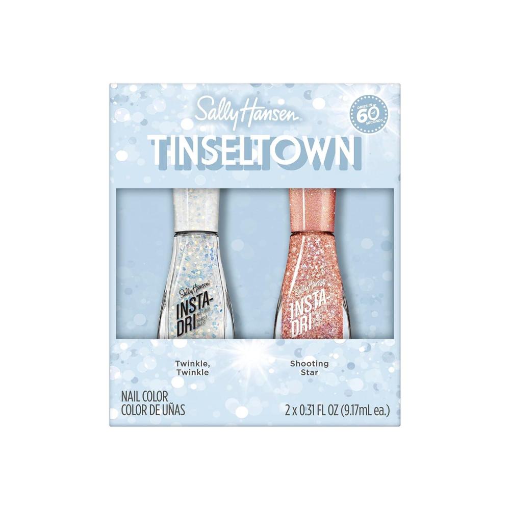 imageSally Hansen InstaDri Twinkle Twinkle and Shooting Star Quick Dry Long Lasting StreakFree Shine Glitter Nail Polishes