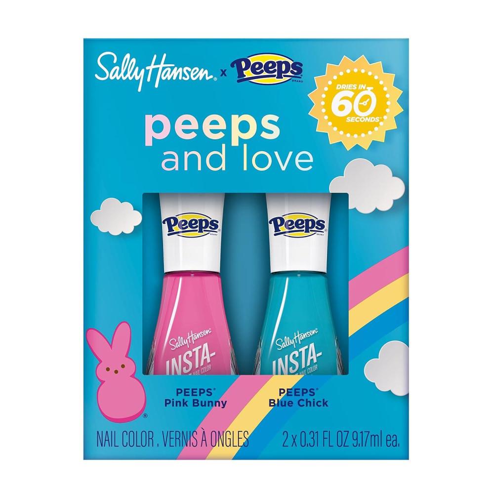 imageSally Hansen InstaDri x PEEPS Nail Polish Collection  PEEPS ampamp Love Duo Pack 031 fl oz
