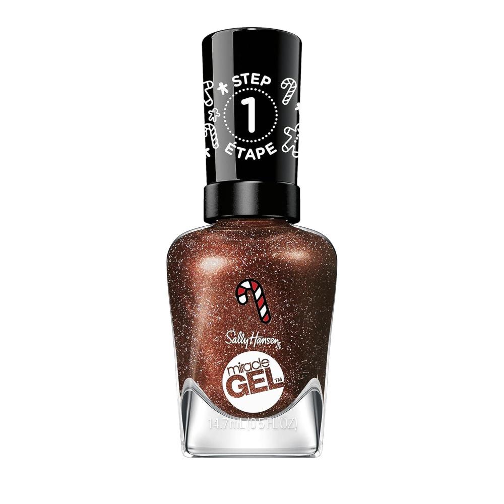 imageSally Hansen Miracle Gel Salon Quality Nail Polish  GelLike Formula TwoStep System No UV Light Needed Long Lasting  Opaque Crme  205 To The Taupe  Deep Taupe Nail Polish915 Dreams Crumb True