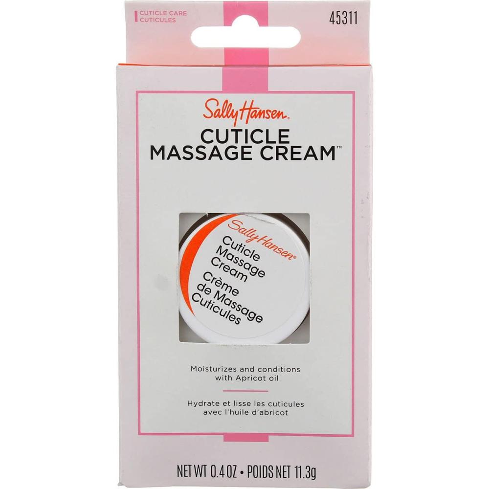 imageSally Hansen Nail Treatment Cuticle Massage Cream  Moisturizing Cuticle Care  Nourishes ampamp Conditions Dry Nails ampamp CuticlesApricot