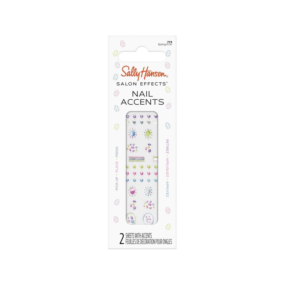 imageSally Hansen Salon Effects Nail Accents Bubbly ampamp Pearls Nail Art Decals Easy to Use No Commitment Use On Nail Polish or Bare Nails Mix and Match Styles773 Spring It on