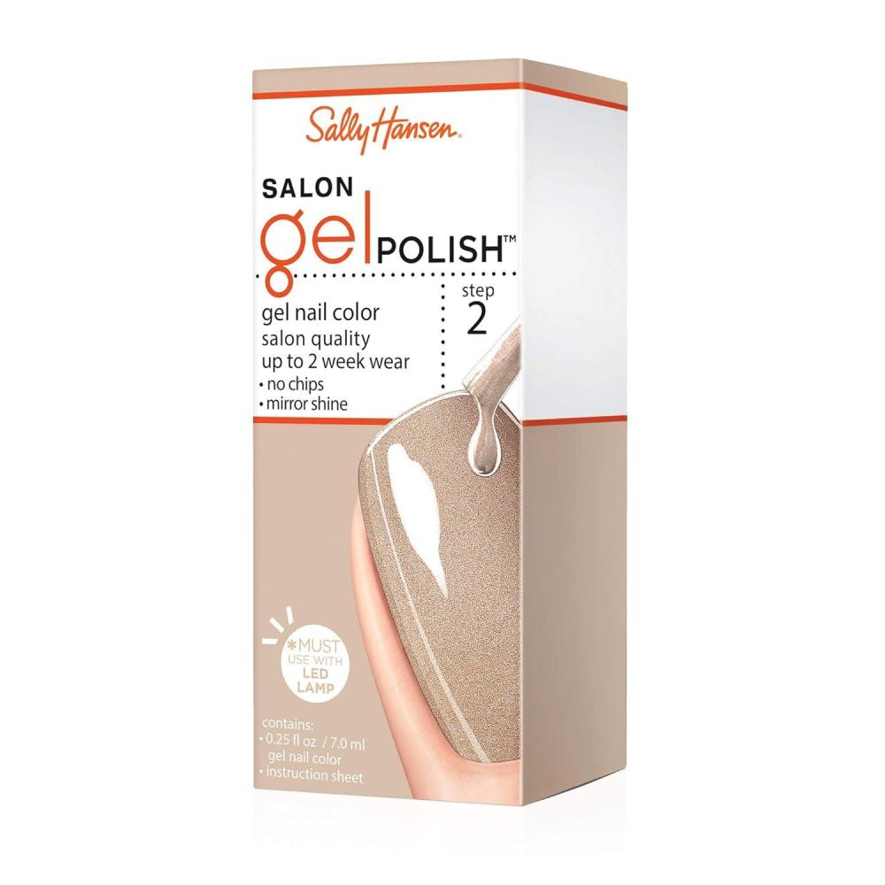 imageSally Hansen Salon Gel Polish Nail Lacquer Pearls Please 025 Fl OzPearls Please
