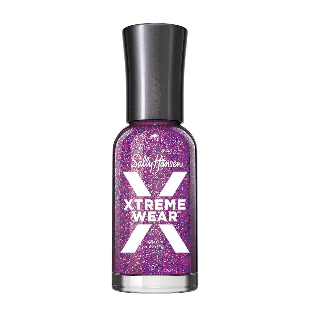 imageSally Hansen Xtreme Wear Nail Polish  StreakFree Shiny Finish LongLasting ChipResistant Opaque  Lavender Skies  Soft Pastel Lavender Nail Color569 Rockstar Pink