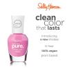 Sally Hansen Good. Kind. Pure. Nail Polish | Plant-Based, Vegan, 16-Free Formula | Opaque, Shiny | 180 Soft Plum | Muted Plum Nail Color(289 Peony For Your Thoughts)