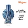 Sally Hansen Insta-Dri Crystals Nail Polish | Quick Dry, Long Lasting, Streak-Free Shine | Opaque, Shimmery | 123 Cobalt Blue | Dark Blue Nail Color.(107 Holo-back)