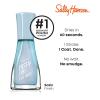 Sally Hansen Insta-Dri Crystals Nail Polish | Quick Dry, Long Lasting, Streak-Free Shine | Opaque, Shimmery | 123 Cobalt Blue | Dark Blue Nail Color.(62 Glos-sea)