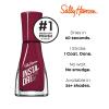 Sally Hansen Insta-Dri Holiday Nail Polish | Quick Dry, Long Lasting, Streak-Free Shine | Semi-Opaque, Glittery | Sparks Fly | Red and Gold Glitter Nail Color(423 Just in Wine)