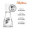 Sally Hansen Insta-Dri Holo-Glow Nail Polish | Quick Dry, Long Lasting, Streak-Free Shine | Semi-Opaque, Shimmer | 103 Euphoric | Holographic Gray Nail Color(113 White on Time)