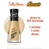 Sally Hansen Insta-Dri Holo-Glow Nail Polish | Quick Dry, Long Lasting, Streak-Free Shine | Semi-Opaque, Shimmery | 105 On the Glow | Holographic Brown Nail Color(740 Peanut Butter Time)