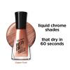 Sally Hansen Insta-Dri Nail Polish Chrome Top Coat | Quick Dry, Long Lasting, Streak-Free Shine, Opaque | Polar Platinum | Metallic Silver Nail Polish(127 Copper Crush)