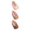 Sally Hansen Insta-Dri Nail Polish Chrome Top Coat | Quick Dry, Long Lasting, Streak-Free Shine, Opaque | Polar Platinum | Metallic Silver Nail Polish(127 Copper Crush)