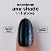 Sally Hansen Insta-Dri Nail Polish Chrome Top Coat | Quick Dry, Long Lasting, Streak-Free Shine, Opaque | Polar Platinum | Metallic Silver Nail Polish(129 Illusion Top Coat)