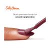 Sally Hansen Miracle Gel™, Bordeaux Glow and Shiny Top Coat Duo, Long Lasting, Gel-Like Formula, No UV Lamp Needed, Nail Polish Duo(555 Bordeaux Glow + 101 Shiny Top Coat)