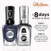 Sally Hansen Miracle Gel Holiday Salon Quality Nail Polish | Gel-Like Formula, Two-Step System, No UV Light Needed, Long Lasting | Opaque, Glittery |911 Whisk You a Merry Xmas | White Nail Polish(581 Girls Flip)