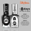Sally Hansen Miracle Gel Holiday Salon Quality Nail Polish | Gel-Like Formula, Two-Step System, No UV Light Needed, Long Lasting | Opaque, Glittery |911 Whisk You a Merry Xmas | White Nail Polish(849 Onyx-pected)