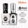 Sally Hansen Miracle Gel Holiday Salon Quality Nail Polish | Gel-Like Formula, Two-Step System, No UV Light Needed, Long Lasting | Opaque, Glittery |911 Whisk You a Merry Xmas | White Nail Polish(230 Ski Bunny)