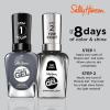 Sally Hansen Miracle Gel Holiday Salon Quality Nail Polish | Gel-Like Formula, Two-Step System, No UV Light Needed, Long Lasting | Opaque, Glittery |911 Whisk You a Merry Xmas | White Nail Polish(809 Slate-R Girl)