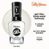Sally Hansen Miracle Gel Holiday Salon Quality Nail Polish | Gel-Like Formula, Two-Step System, No UV Light Needed, Long Lasting | Opaque, Glittery |911 Whisk You a Merry Xmas | White Nail Polish(789/450 Get Mod)