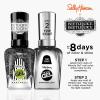 Sally Hansen Miracle Gel Holiday Salon Quality Nail Polish | Gel-Like Formula, Two-Step System, No UV Light Needed, Long Lasting | Opaque, Glittery |911 Whisk You a Merry Xmas | White Nail Polish(929 Ghost With The Most)