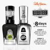 Sally Hansen Miracle Gel Holiday Salon Quality Nail Polish | Gel-Like Formula, Two-Step System, No UV Light Needed, Long Lasting | Opaque, Glittery |911 Whisk You a Merry Xmas | White Nail Polish(934 The Afterlife)