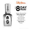 Sally Hansen Miracle Gel Nail Polish Color Grip Primer and Base Coat| Salon Quality, Gel-Like Formula, Two-Step System, No UV Light Needed, Long Lasting | Clear, Glossy(101 Shiny)