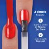 Sally Hansen Miracle Gel Nail Polish Color Grip Primer and Base Coat| Salon Quality, Gel-Like Formula, Two-Step System, No UV Light Needed, Long Lasting | Clear, Glossy(102 Miracle Gel 3.0 Matte Top Coat)