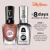 Sally Hansen Miracle Gel Salon Quality Nail Polish | Gel-Like Formula, Two-Step System, No UV Light Needed, Long Lasting | Opaque, Crème | 205 To The Taupe | Deep Taupe Nail Polish(211 One Shell Of A Party)