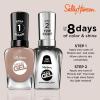 Sally Hansen Miracle Gel Salon Quality Nail Polish | Gel-Like Formula, Two-Step System, No UV Light Needed, Long Lasting | Opaque, Crème | 205 To The Taupe | Deep Taupe Nail Polish(212 Mocha Me Crazy)