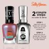 Sally Hansen Miracle Gel Salon Quality Nail Polish | Gel-Like Formula, Two-Step System, No UV Light Needed, Long Lasting | Opaque, Crème | 205 To The Taupe | Deep Taupe Nail Polish(895 Cozy Cabin)