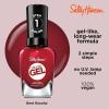 Sally Hansen Miracle Gel Salon Quality Nail Polish | Gel-Like Formula, Two-Step System, No UV Light Needed, Long Lasting | Opaque, Glossy | 449 Rhapsody Red | Classic Red Nail Color(474 Can’t Beet Royalty)