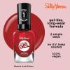 Sally Hansen Miracle Gel Salon Quality Nail Polish | Gel-Like Formula, Two-Step System, No UV Light Needed, Long Lasting | Opaque, Glossy | 449 Rhapsody Red | Classic Red Nail Color(449 Rhapsody Red)