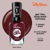 Sally Hansen Miracle Gel Salon Quality Nail Polish | Gel-Like Formula, Two-Step System, No UV Light Needed, Long Lasting | Opaque, Glossy | 449 Rhapsody Red | Classic Red Nail Color(Wine Stock)